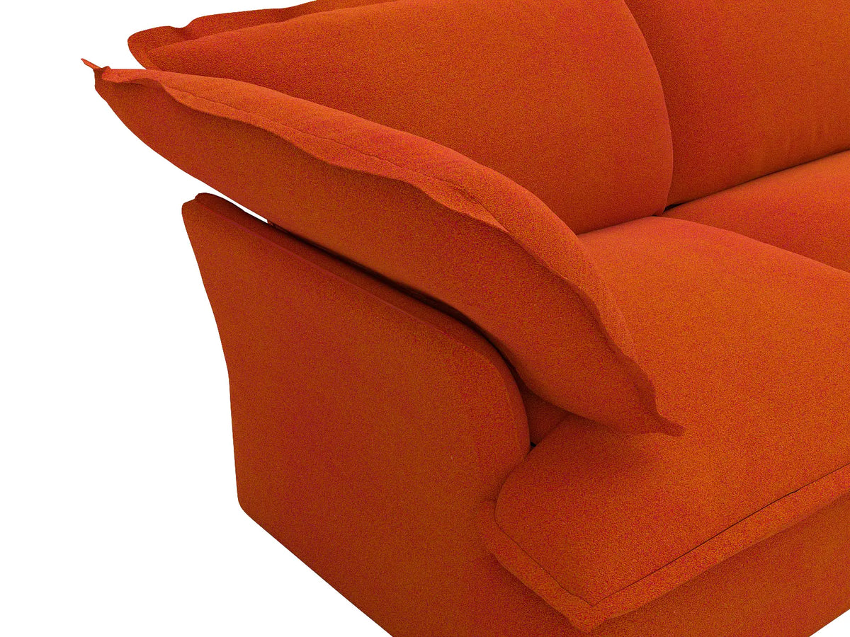 Deluxe Cloud Velvet 1-Seater Storage Ottoman | 1-Piece (includes 1 ottoman), Washable Covers