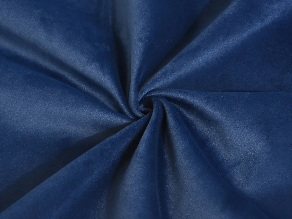 Deluxe Cloud Dark Blue 2-Seater Loveseats for Studio | 2-Piece, Velvet Fabric, Washable Covers
