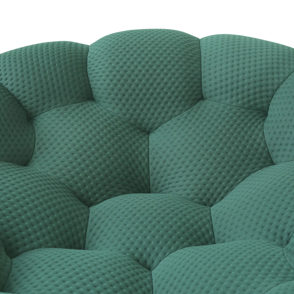 Essential 6-Seater green 3D-Knitted Fabric Sofa Sets | 4-Piece (includes 1 Ottoman), 3D-Knitted Fabric, Roomy Layout