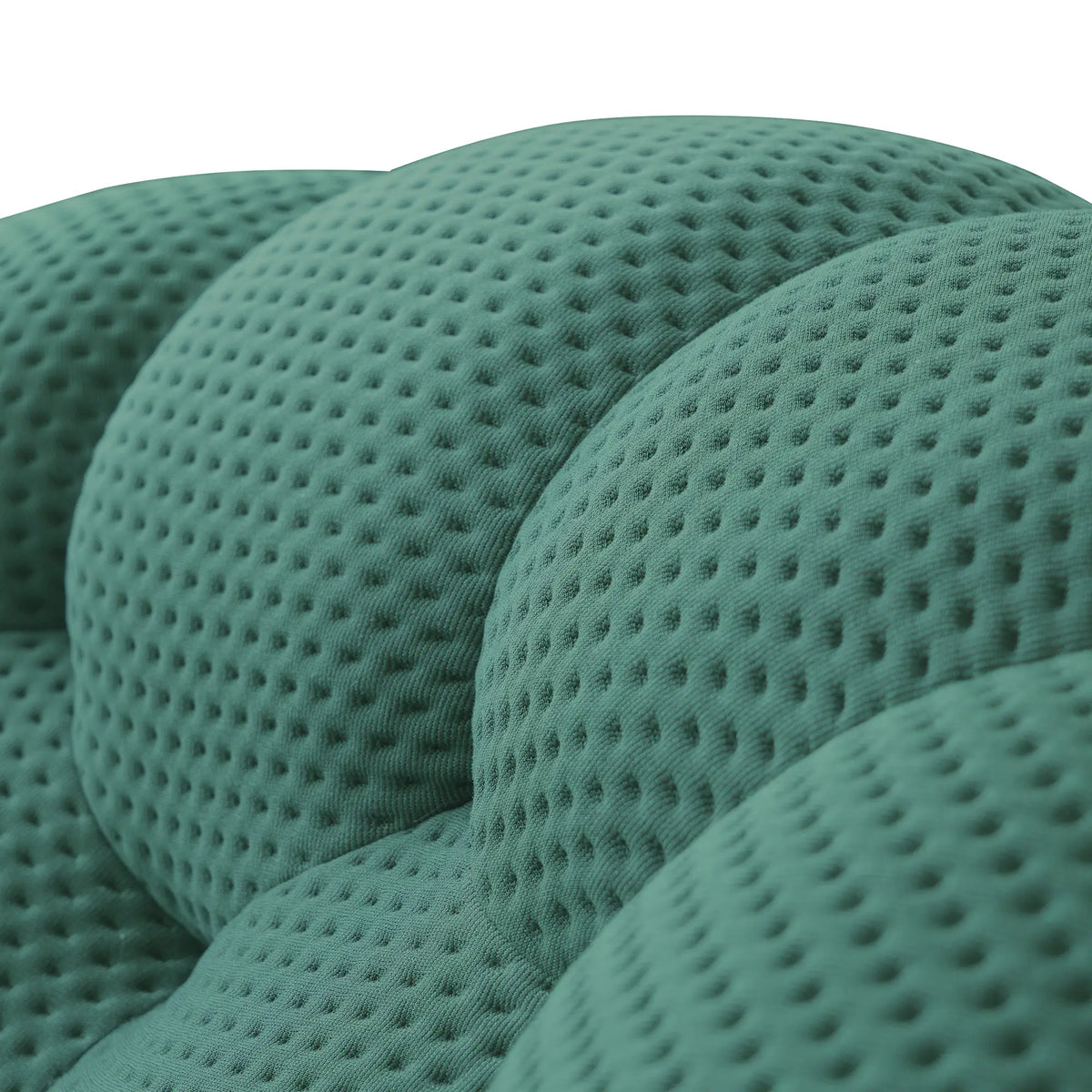 Essential 6-Seater green 3D-Knitted Fabric Sofa Sets | 4-Piece (includes 1 Ottoman), 3D-Knitted Fabric, Roomy Layout