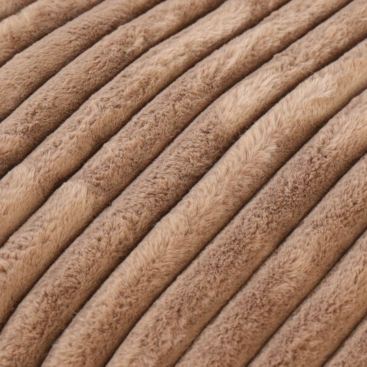 Deluxe Cloud Brown Ottomans | 1-Piece (includes 1 ottoman), Plush Fabric, Removable & Washable Covers
