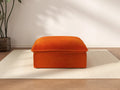 Deluxe Cloud Velvet 1-Seater Storage Ottoman | 1-Piece (includes 1 ottoman), Washable Covers