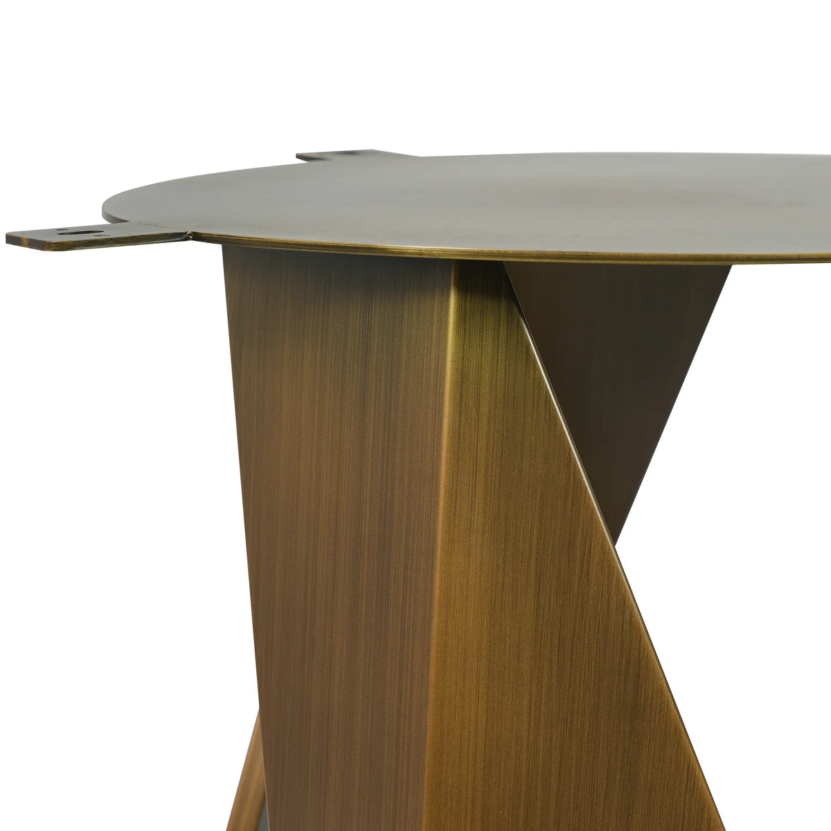 Marbella Sintered Stone Dining Table | 59" White Gloss Round With Lazy Susan Turntable