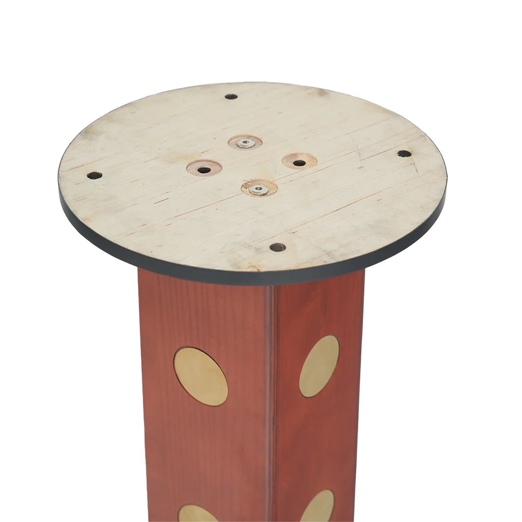 Nero Sintered Stone Bistro Table | 34" Black Square With Wood Base