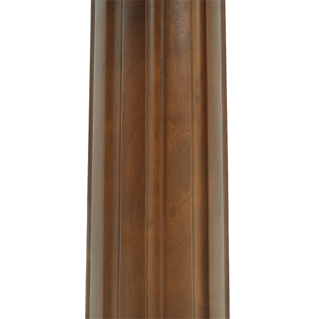 Nero Sintered Stone Bistro Table | 34" Black Round With Wood Base