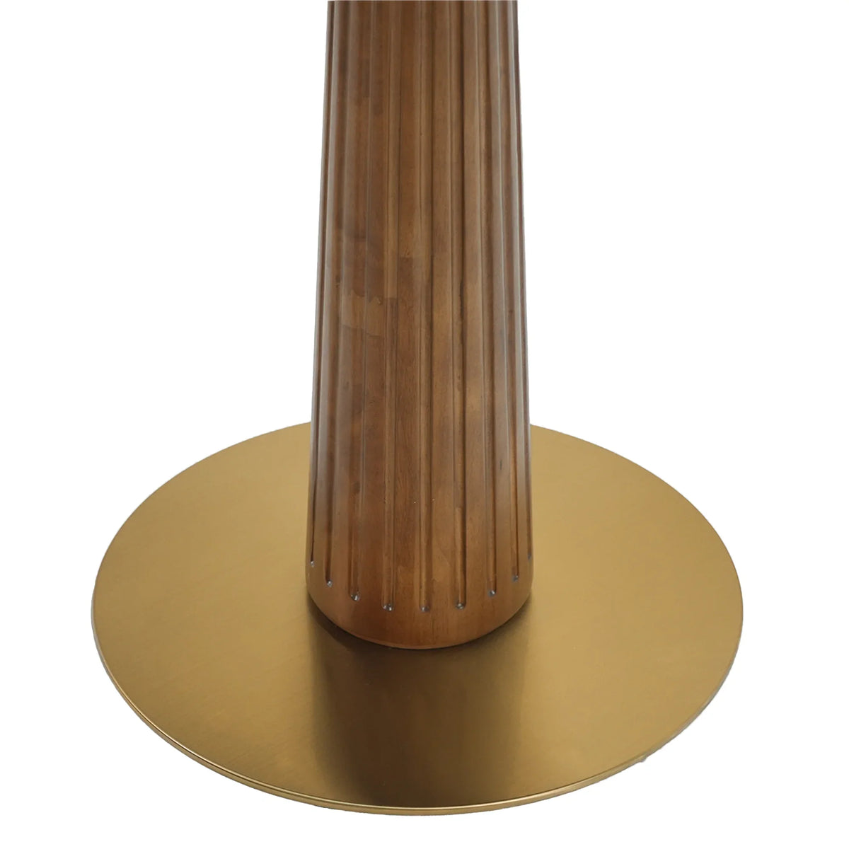 Nero Sintered Stone Bistro Table | 34" Black Square With Wood Base