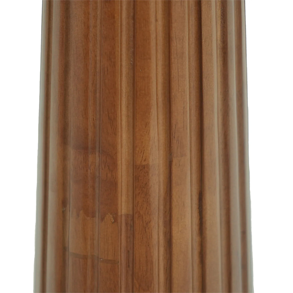Nero Sintered Stone Bistro Table | 34" Black Square With Wood Base