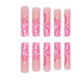 Trendy Abstract Nail Art Extensions