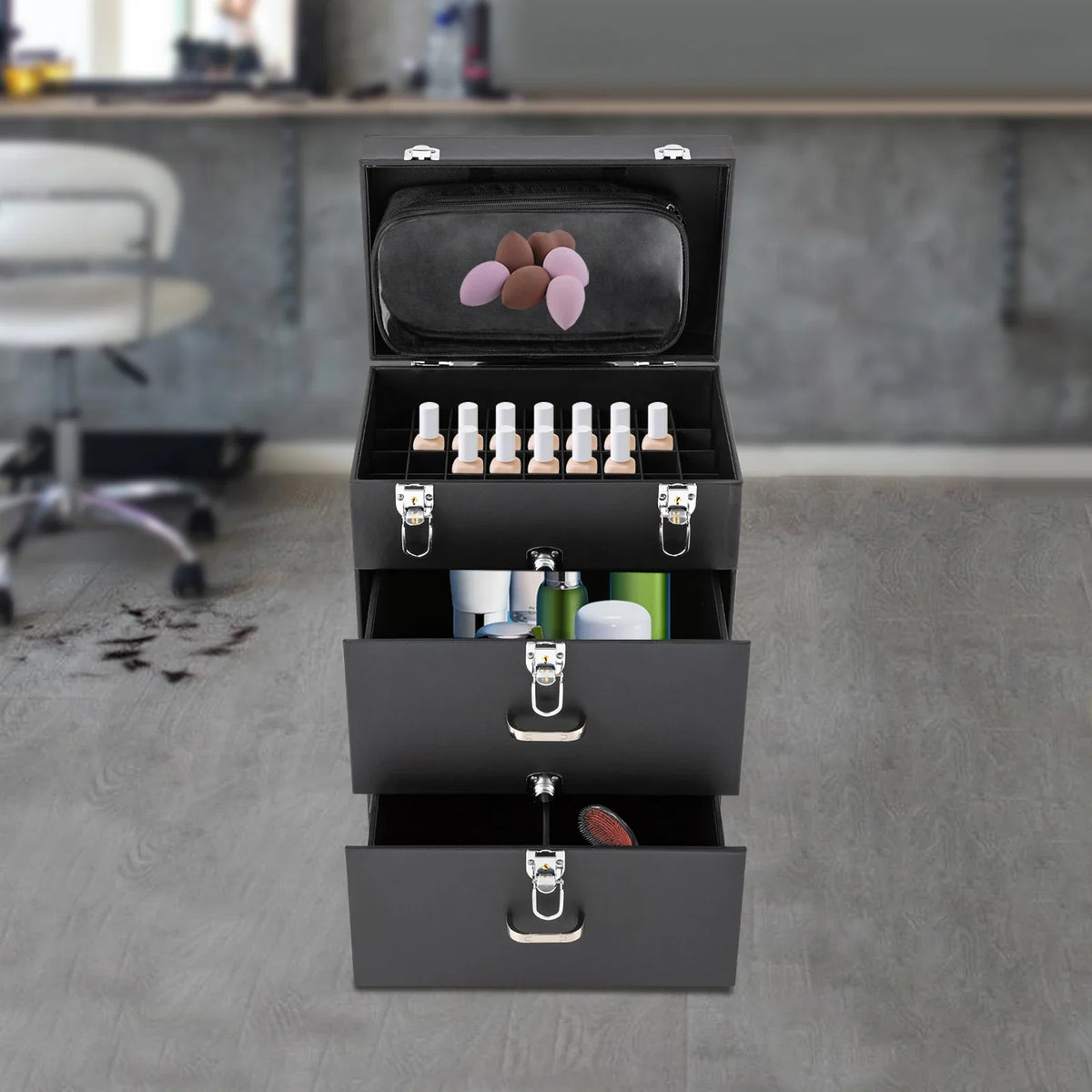 Rolling Makeup Train Case