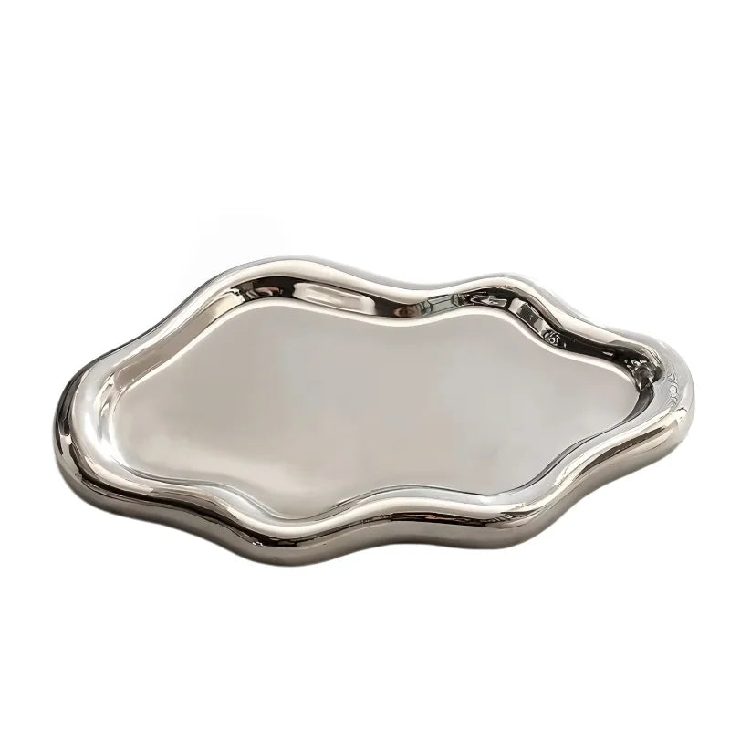 Electroplated Ceramic Jewelry Tray