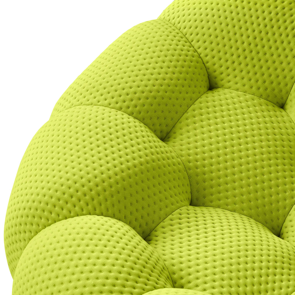 Essential 6-Seater lime-green 3D-Knitted Fabric Sofa Sets | 4-Piece (includes 1 Ottoman), 3D-Knitted Fabric, Roomy Layout