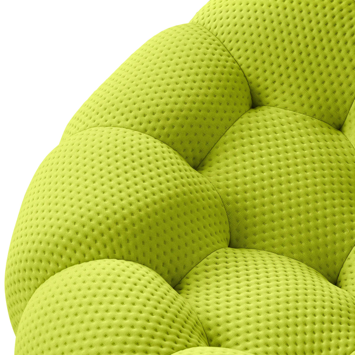 Essential 5-Seater lime-green 3D-Knitted Fabric V-Shaped Sectionals | 2-Piece, 3D-Knitted Fabric, Apartment Friendly