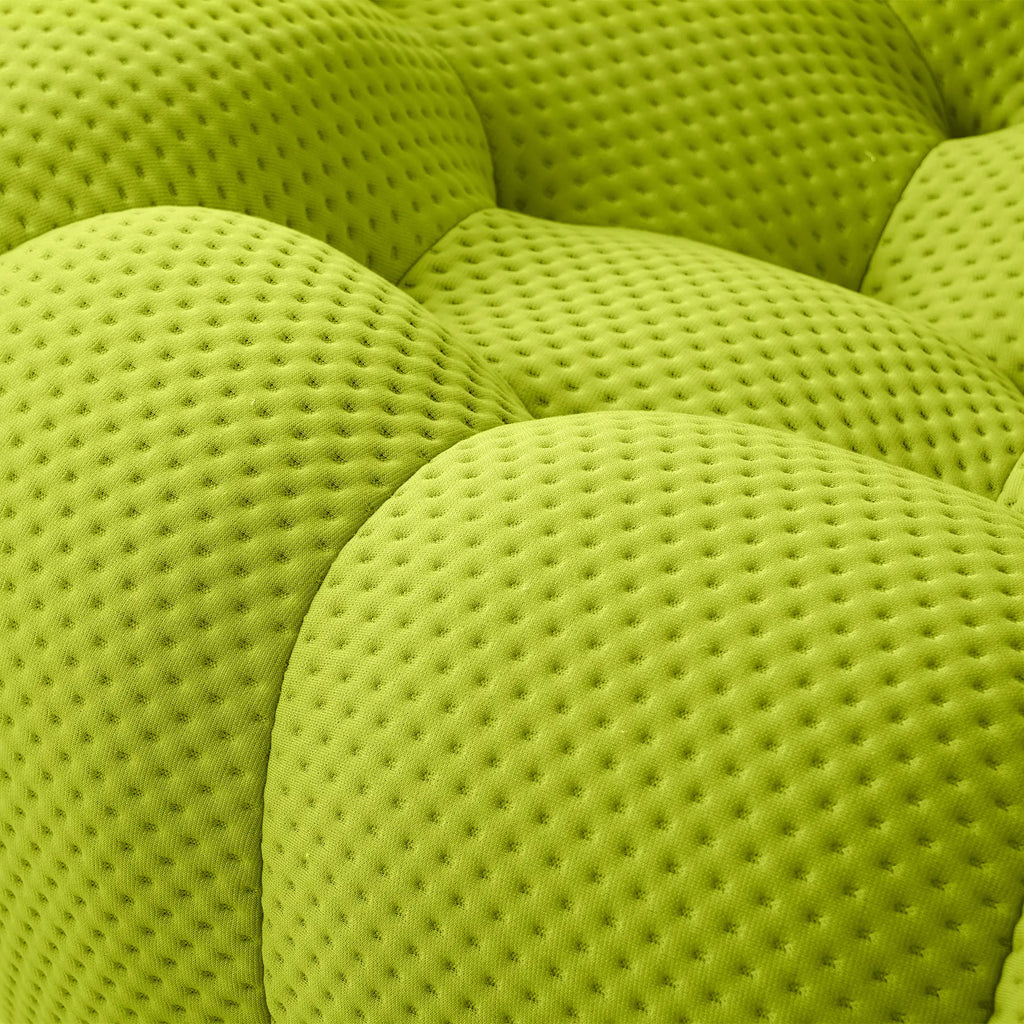 Essential lime-green 3D-Knitted Fabric Ottomans | 1-Piece, 3D-Knitted Fabric, Compact Design