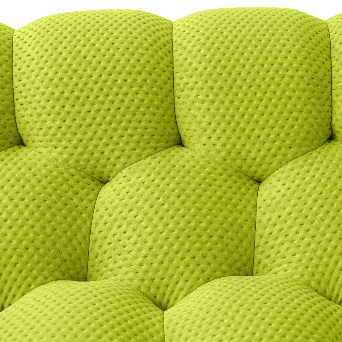 Essential 5-Seater lime-green 3D-Knitted Fabric V-Shaped Sectionals | 2-Piece, 3D-Knitted Fabric, Apartment Friendly