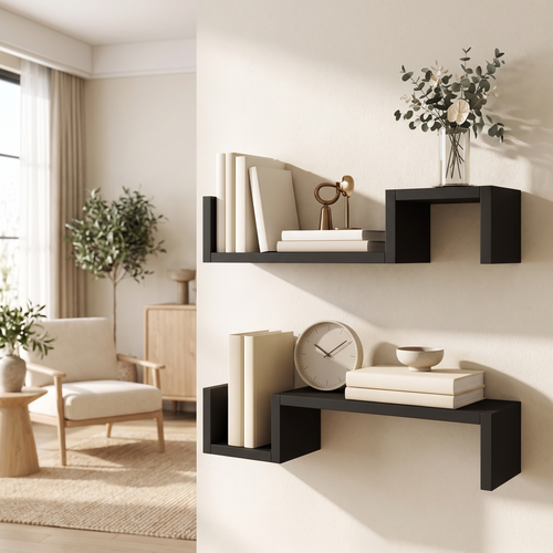 2pc Floating Wall Shelves