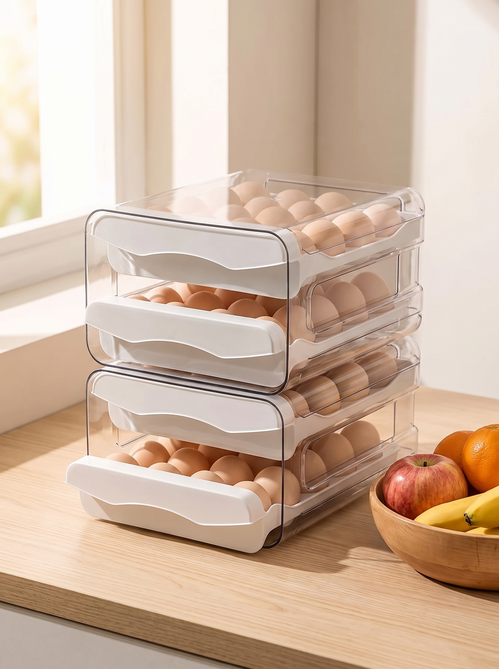 24-Egg Drawer Storage Box