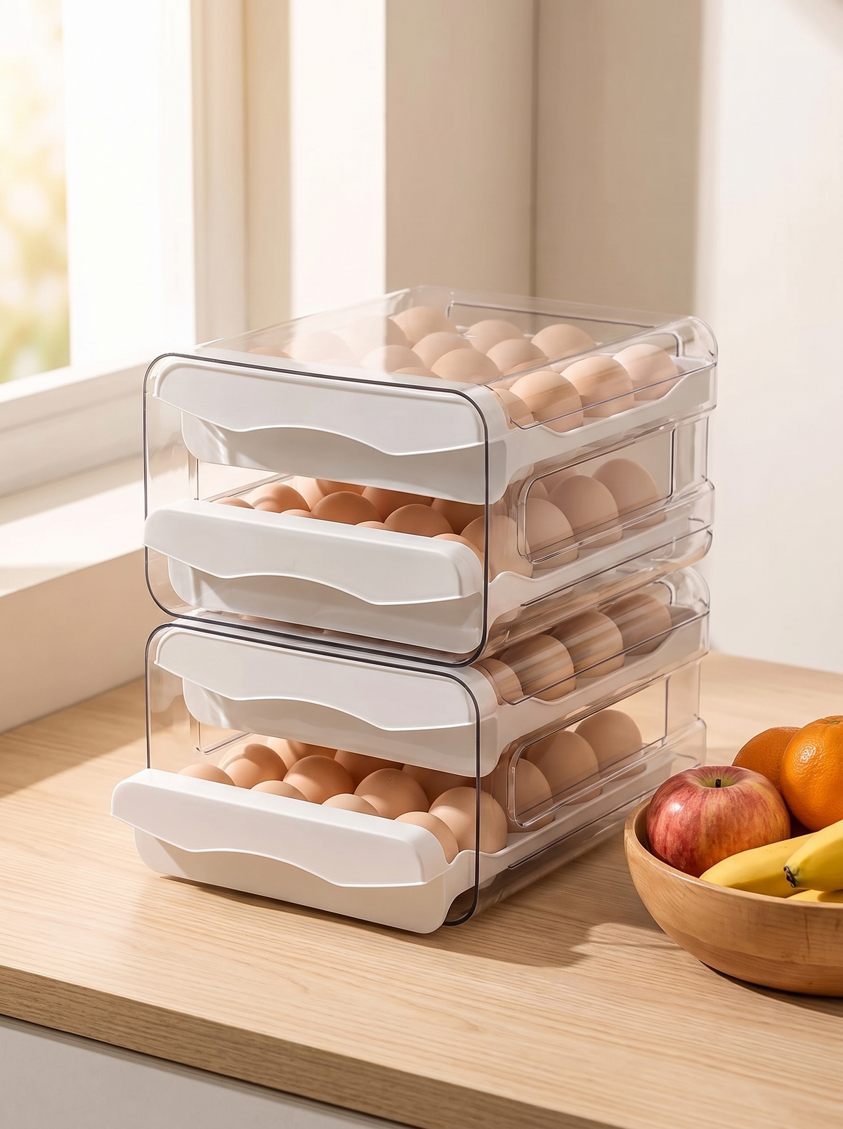 24-Egg Drawer Storage Box