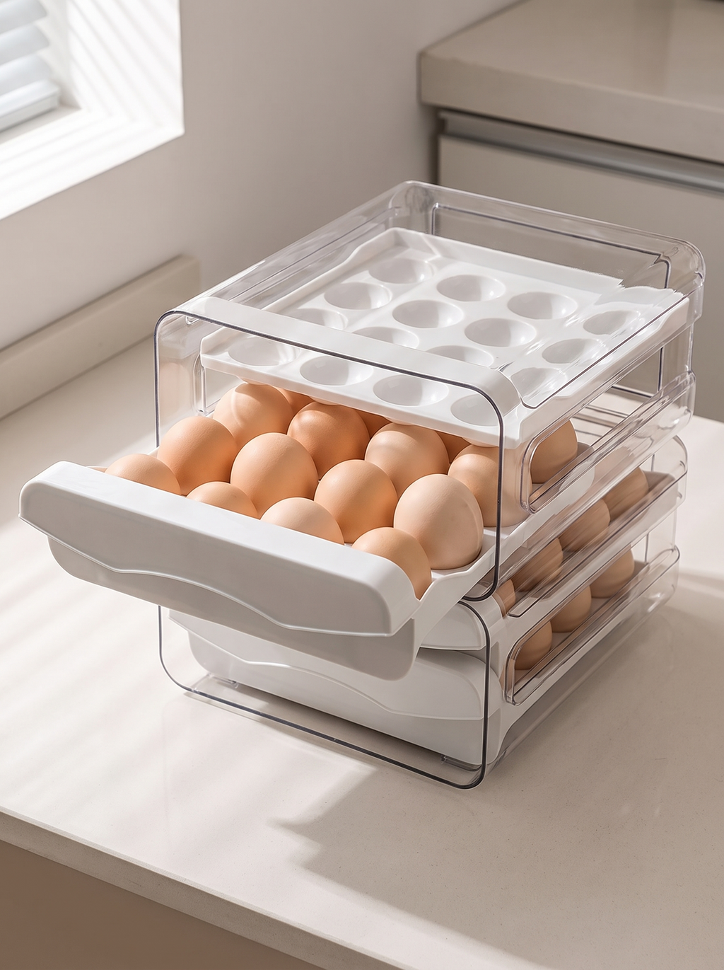 24-Egg Drawer Storage Box